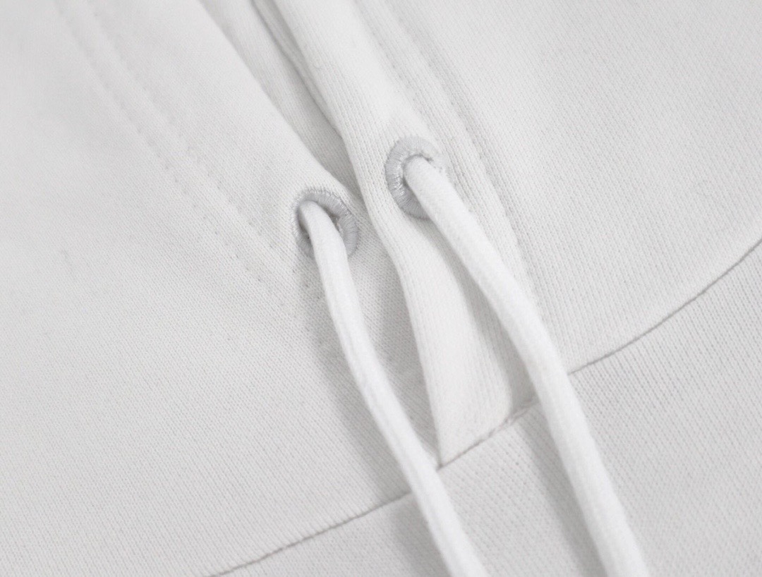 Balenciaga Men's White Logo Wreath Hoodie（547765TCV311300）