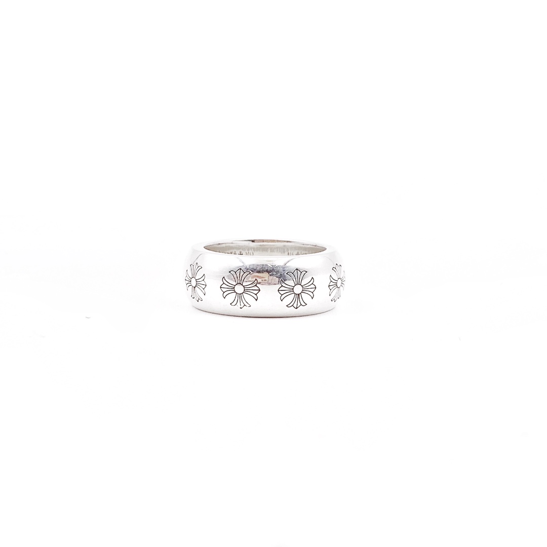 Chrome hearts round cross ring（CHROME HEARTS 292）