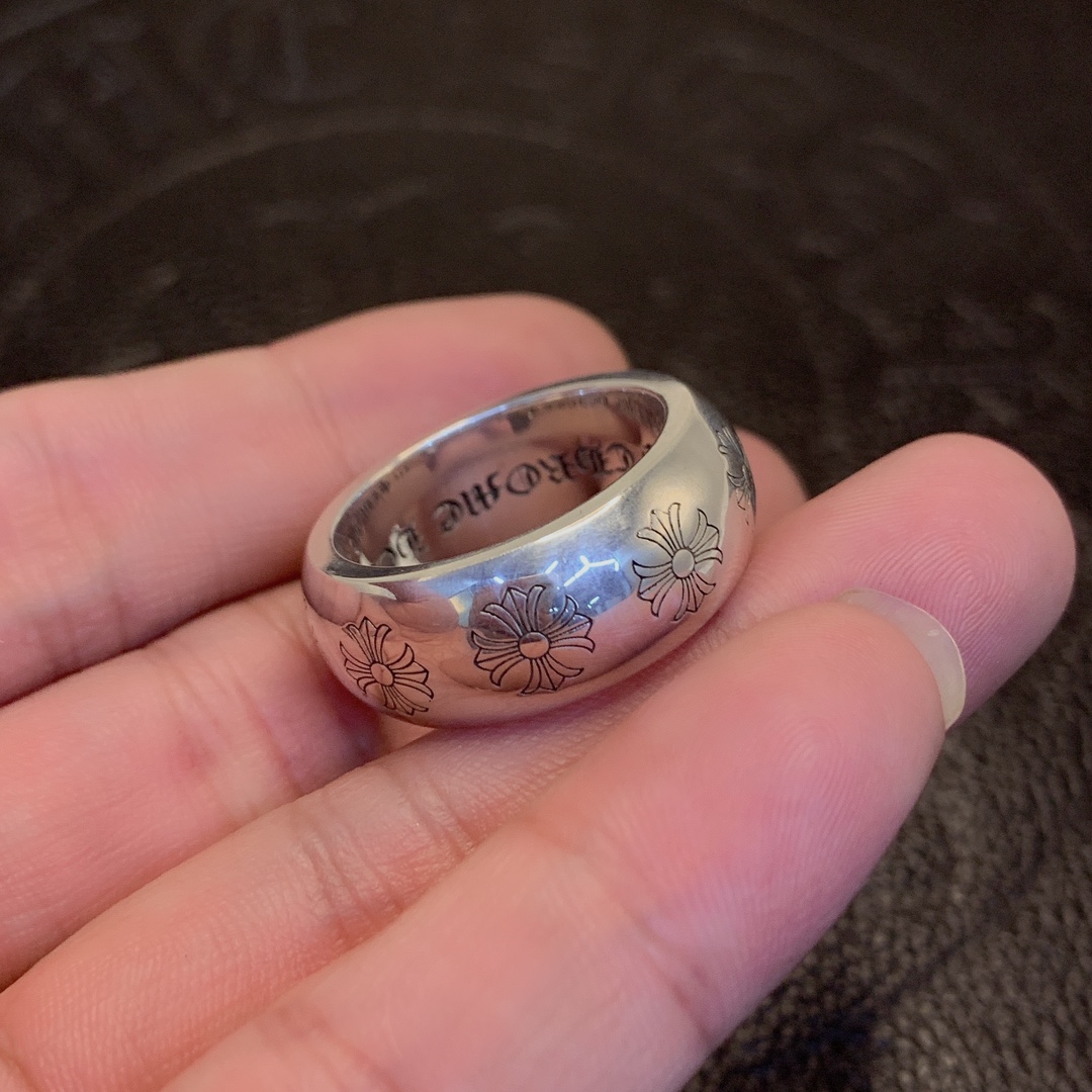 Chrome hearts round cross ring（CHROME HEARTS 292）