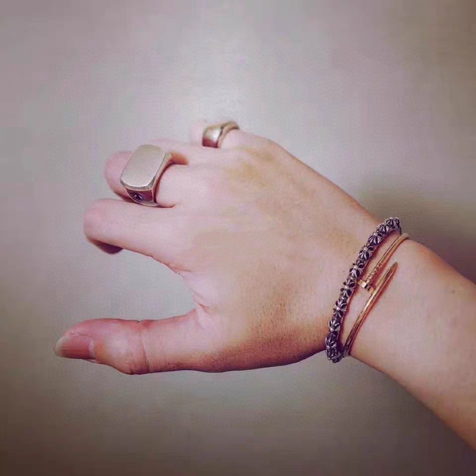 CHROME HEARTS Polished Square Ring（CHROME HEARTS 273）