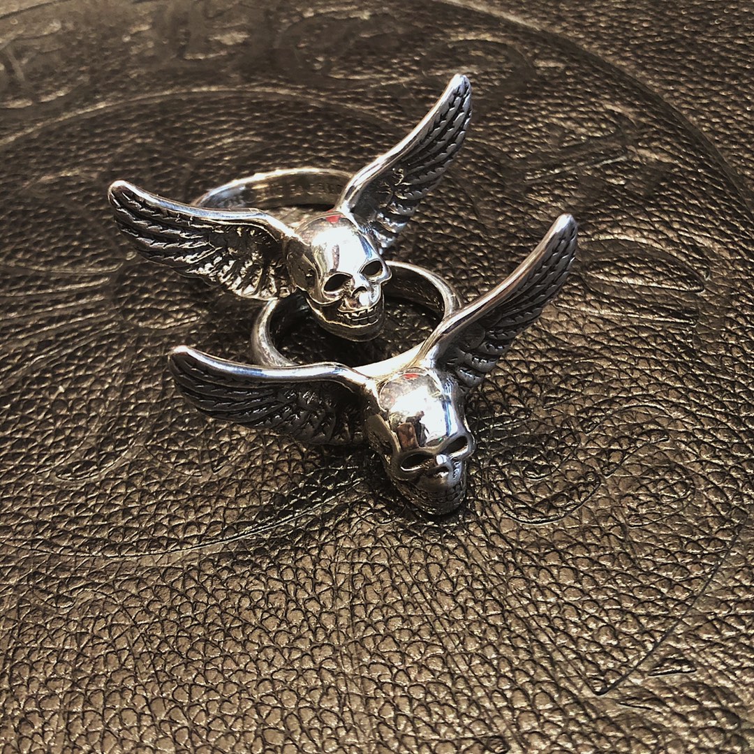 CHROME HEARTS Angel Skull Ring（CHROME HEARTS 276）