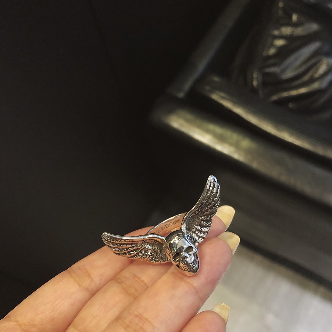 CHROME HEARTS Angel Skull Ring（CHROME HEARTS 276）