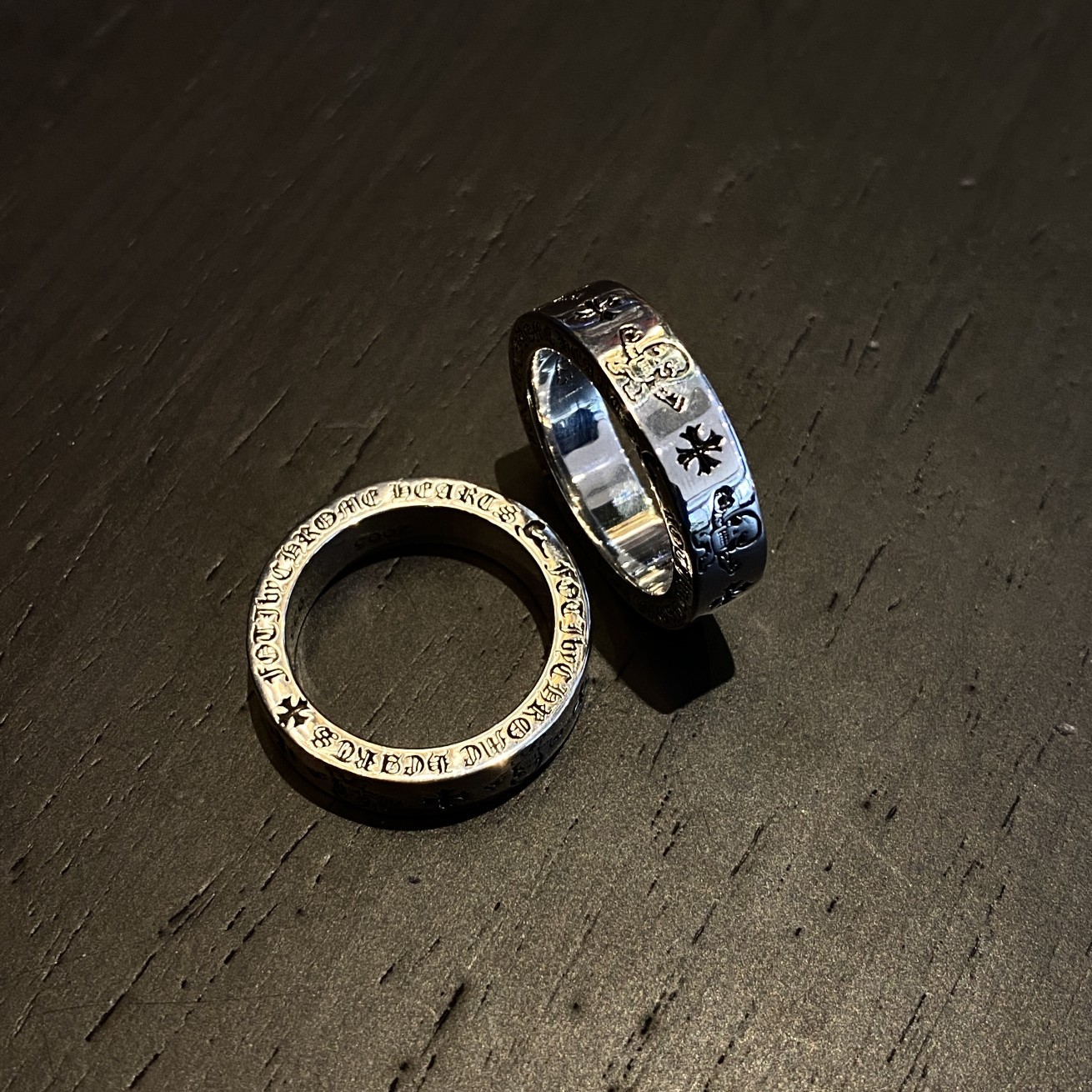 CHROME HEARTS Skull letter ring（CHROME HEARTS 256）