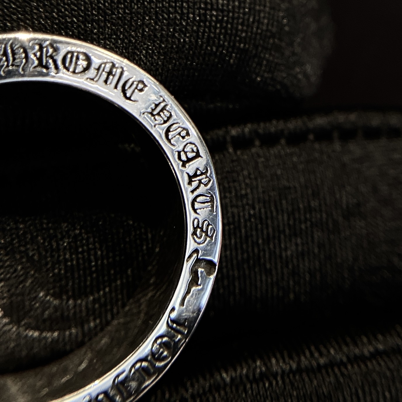 CHROME HEARTS Skull letter ring（CHROME HEARTS 256）