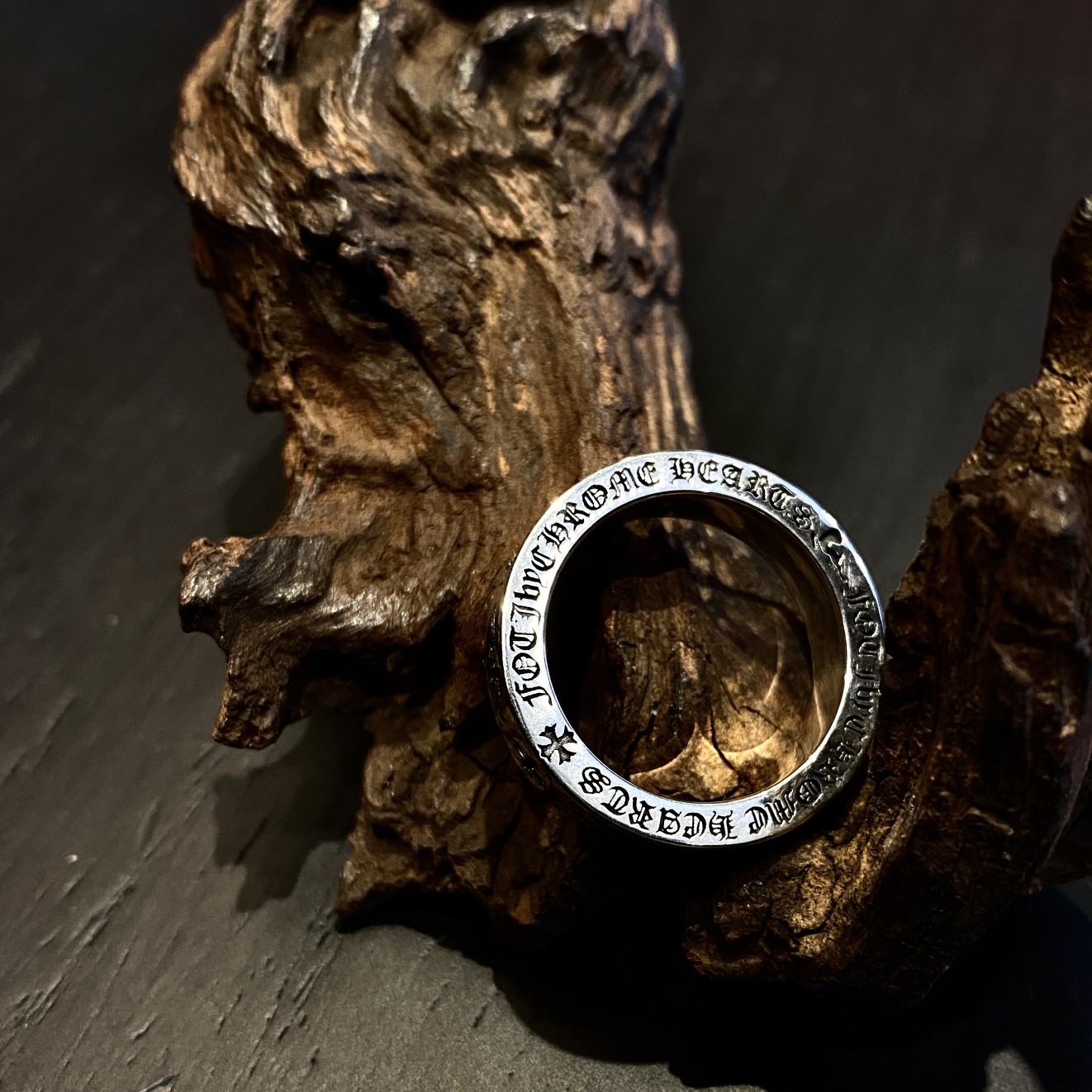 CHROME HEARTS Skull letter ring（CHROME HEARTS 256）