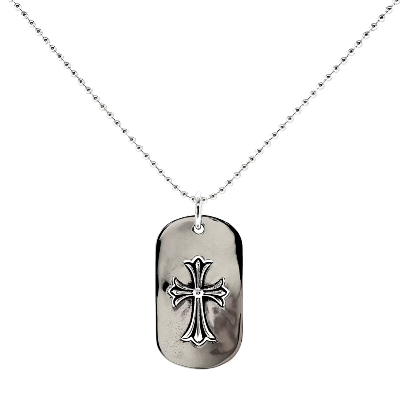 Chrome Hearts Embossed Cross Military Plate（CHROME HEARTS 324）