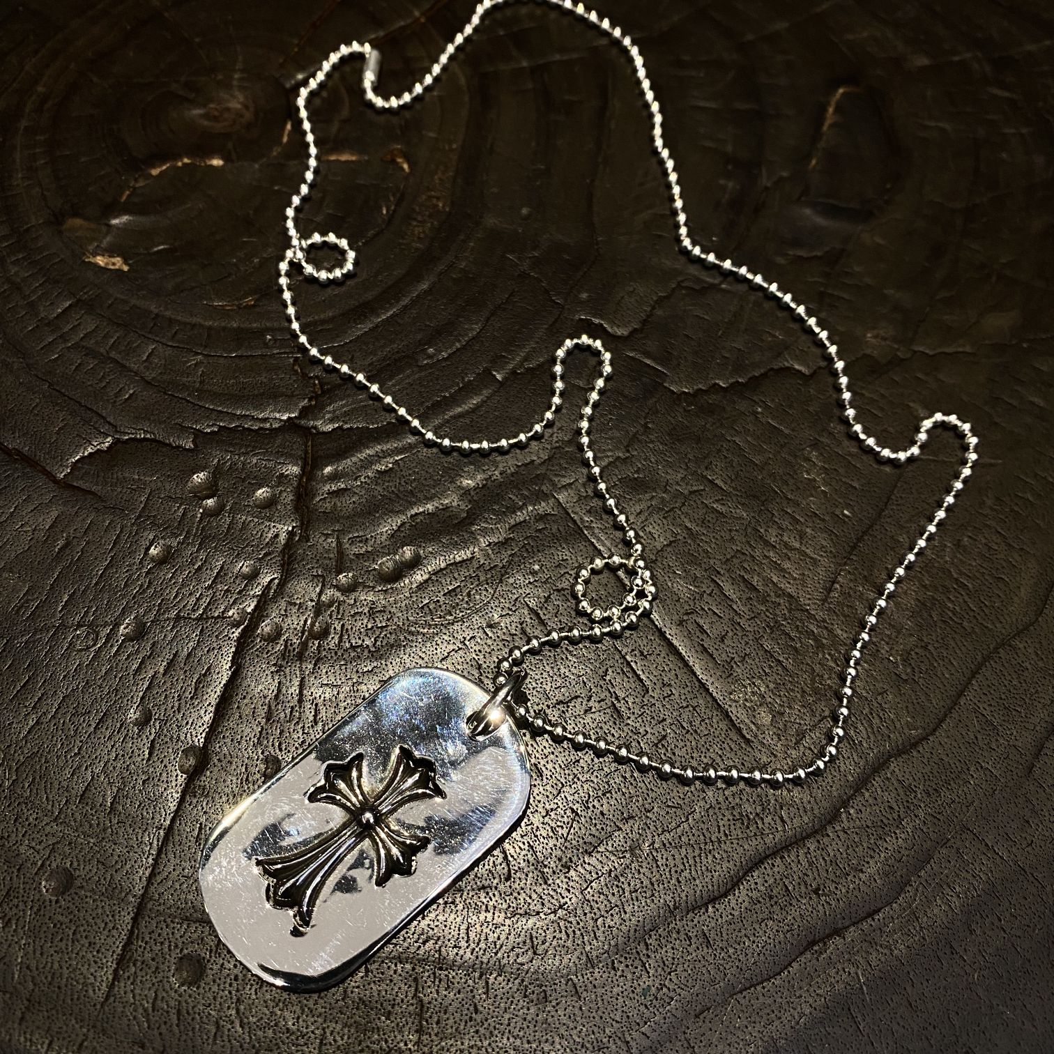 Chrome Hearts Embossed Cross Military Plate（CHROME HEARTS 324）