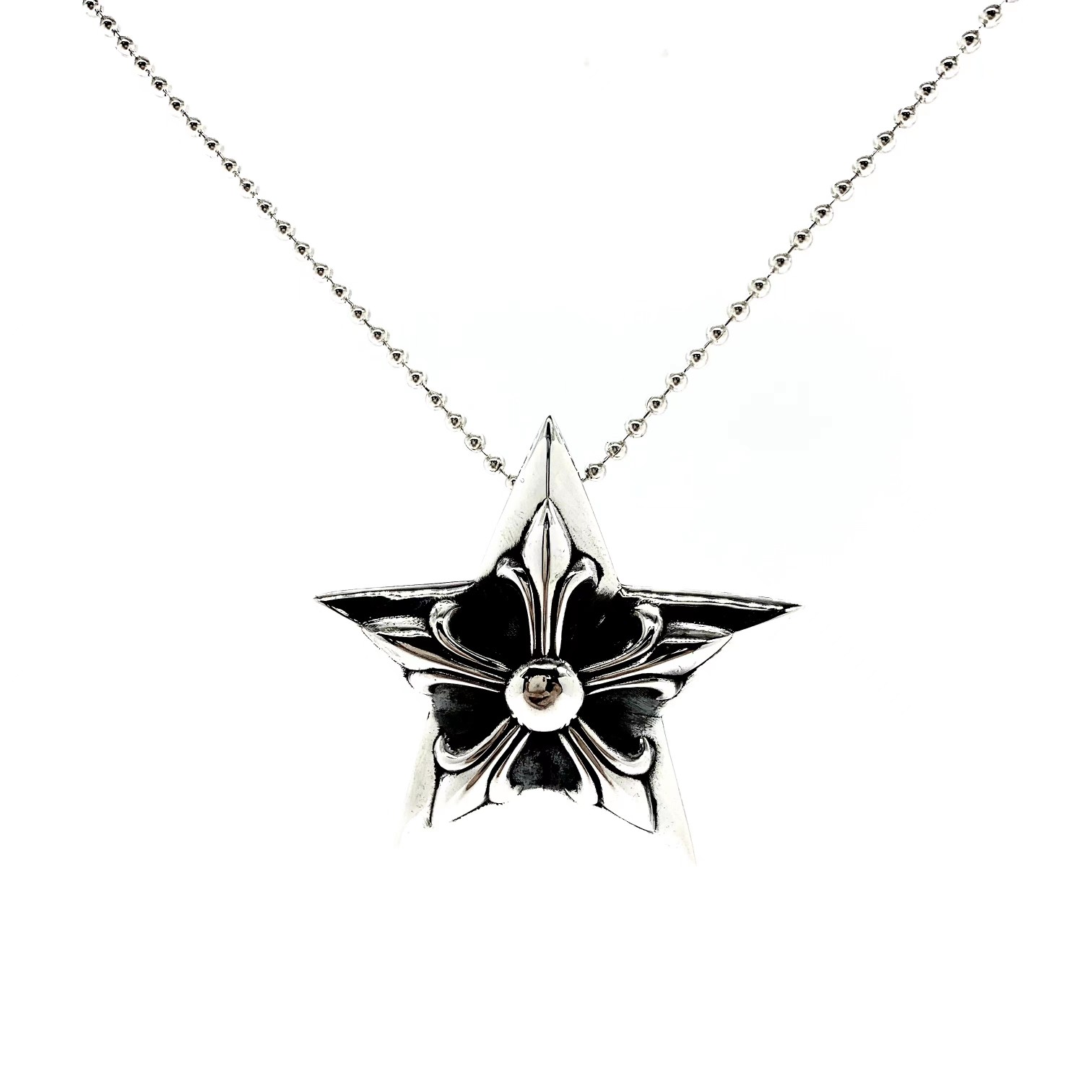 Chrome Hearts Large Pentagram Necklace（CHROME HEARTS 329）