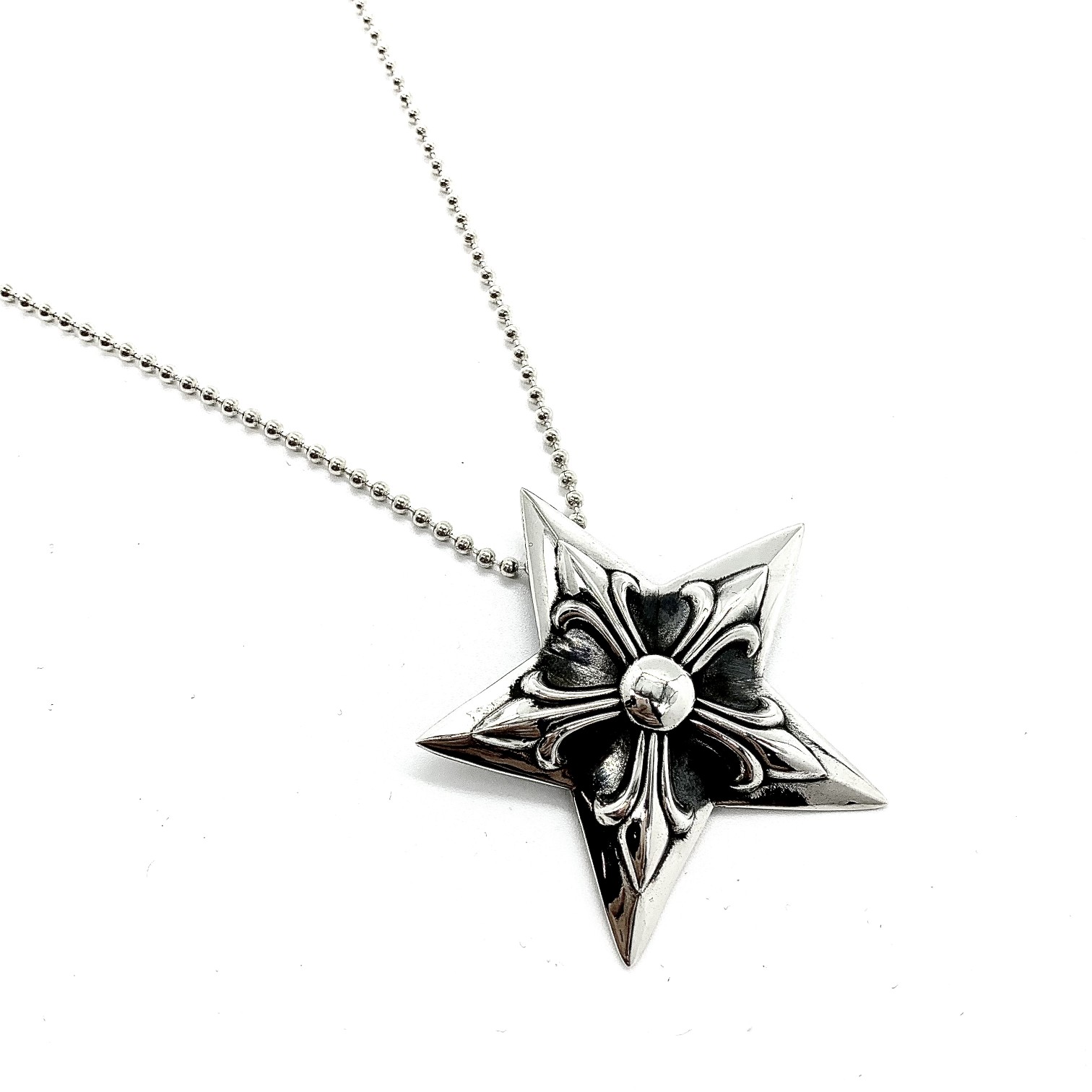 Chrome Hearts Large Pentagram Necklace（CHROME HEARTS 329）
