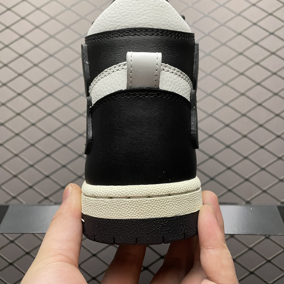 Amiri Skel Top High 'White Black'（MFS002-004）