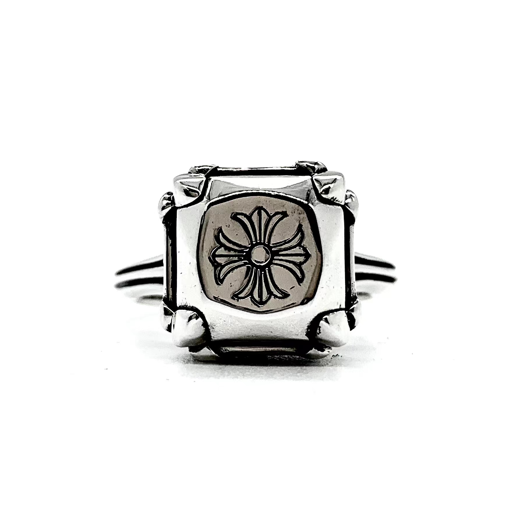 CHROME HEARTS KH butterfly flower diamond ring（CHROME HEARTS 269）