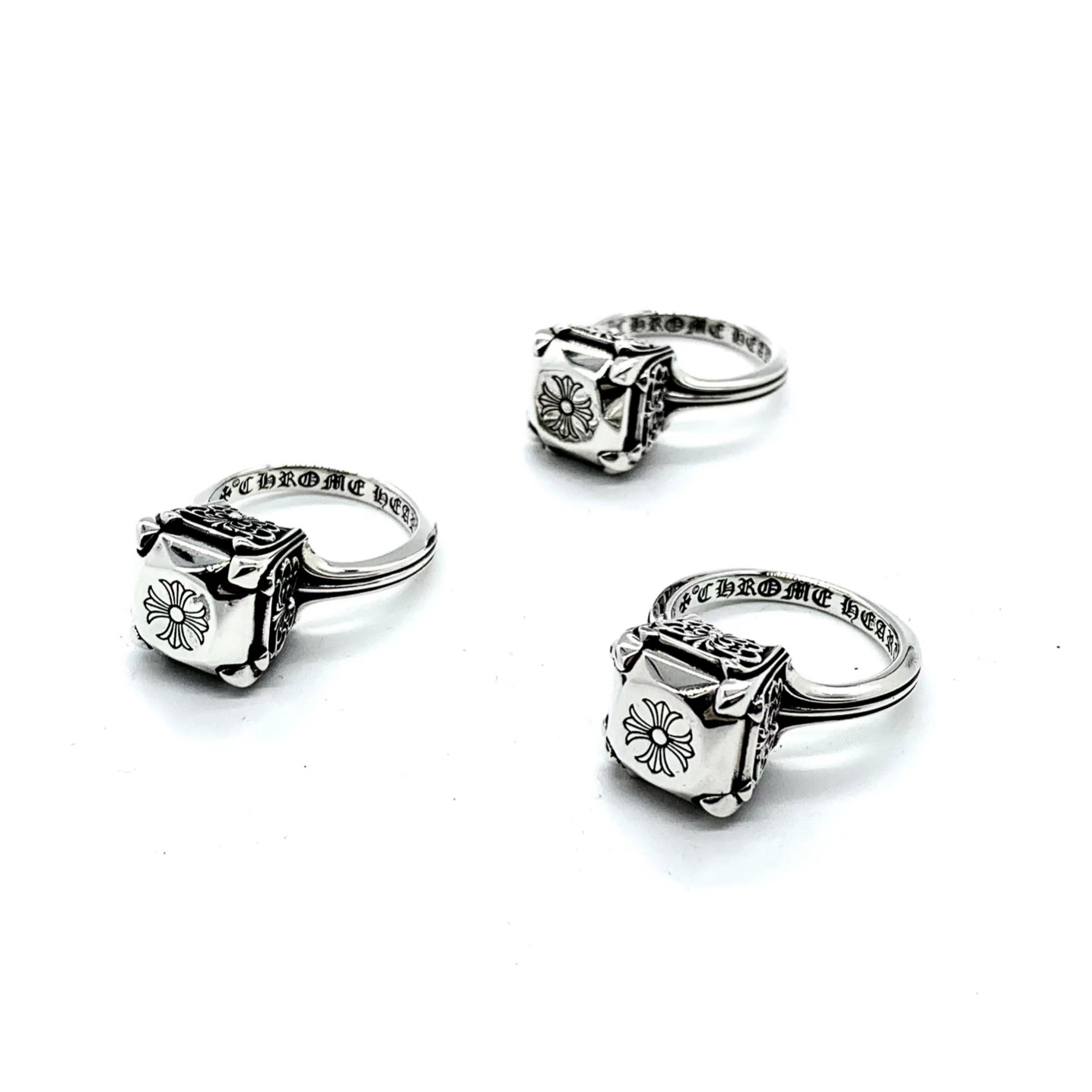 CHROME HEARTS KH butterfly flower diamond ring（CHROME HEARTS 269）