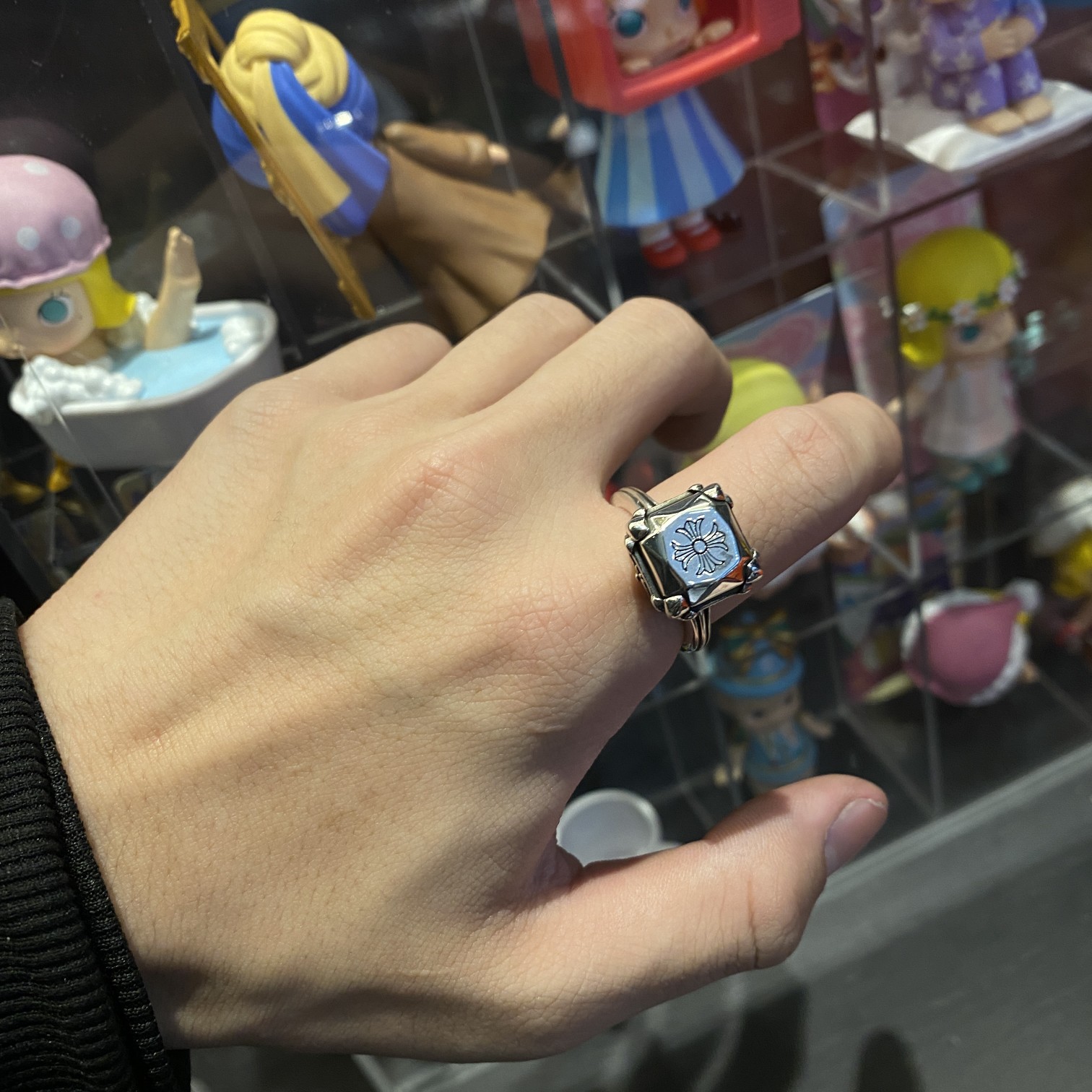 CHROME HEARTS KH butterfly flower diamond ring（CHROME HEARTS 269）