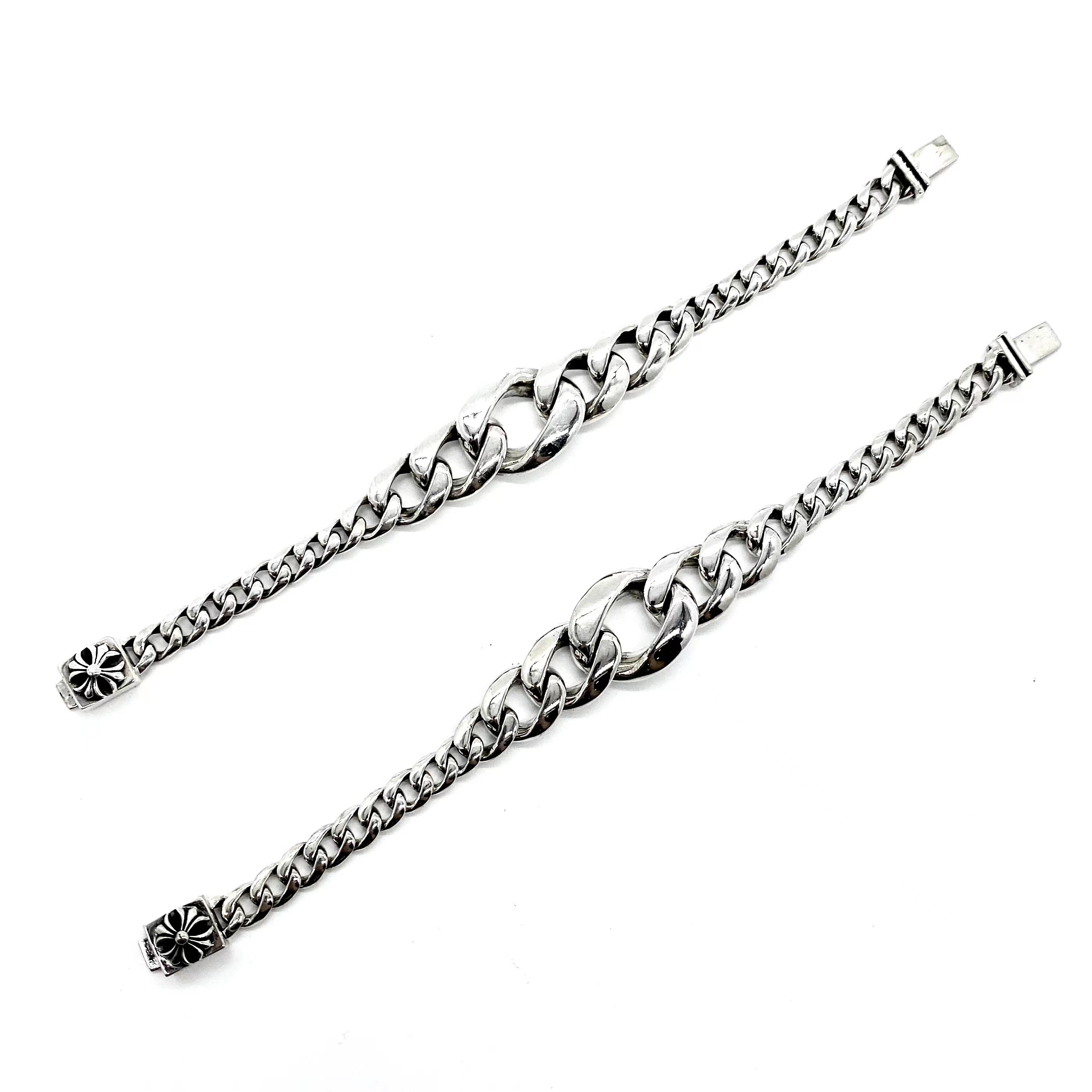 CHROME HEARTS Cross Flower Polished Gradient Bracelet（CHROME HEARTS 228）