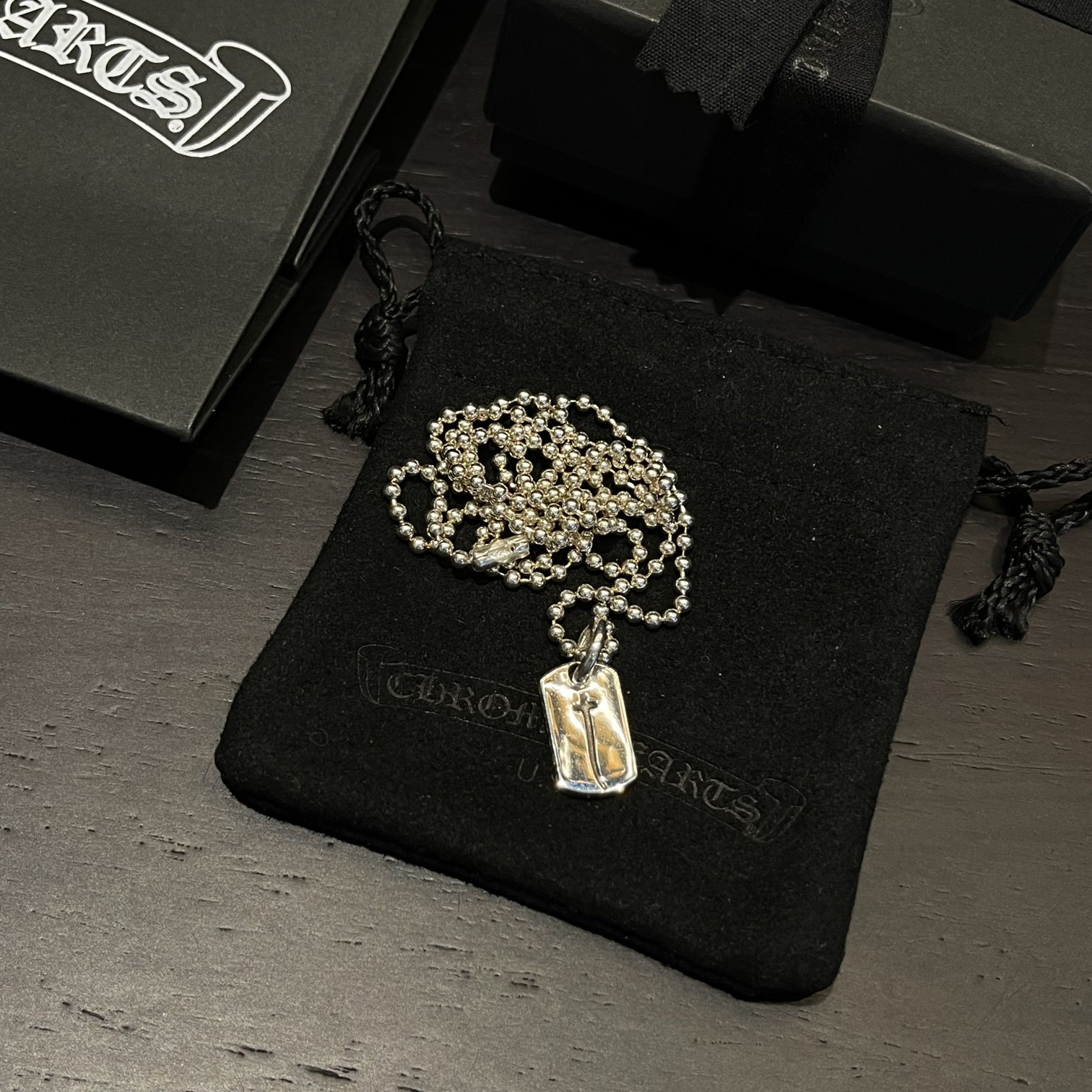 Chrome hearts Meteor Cross Necklace（CHROME HEARTS 301）