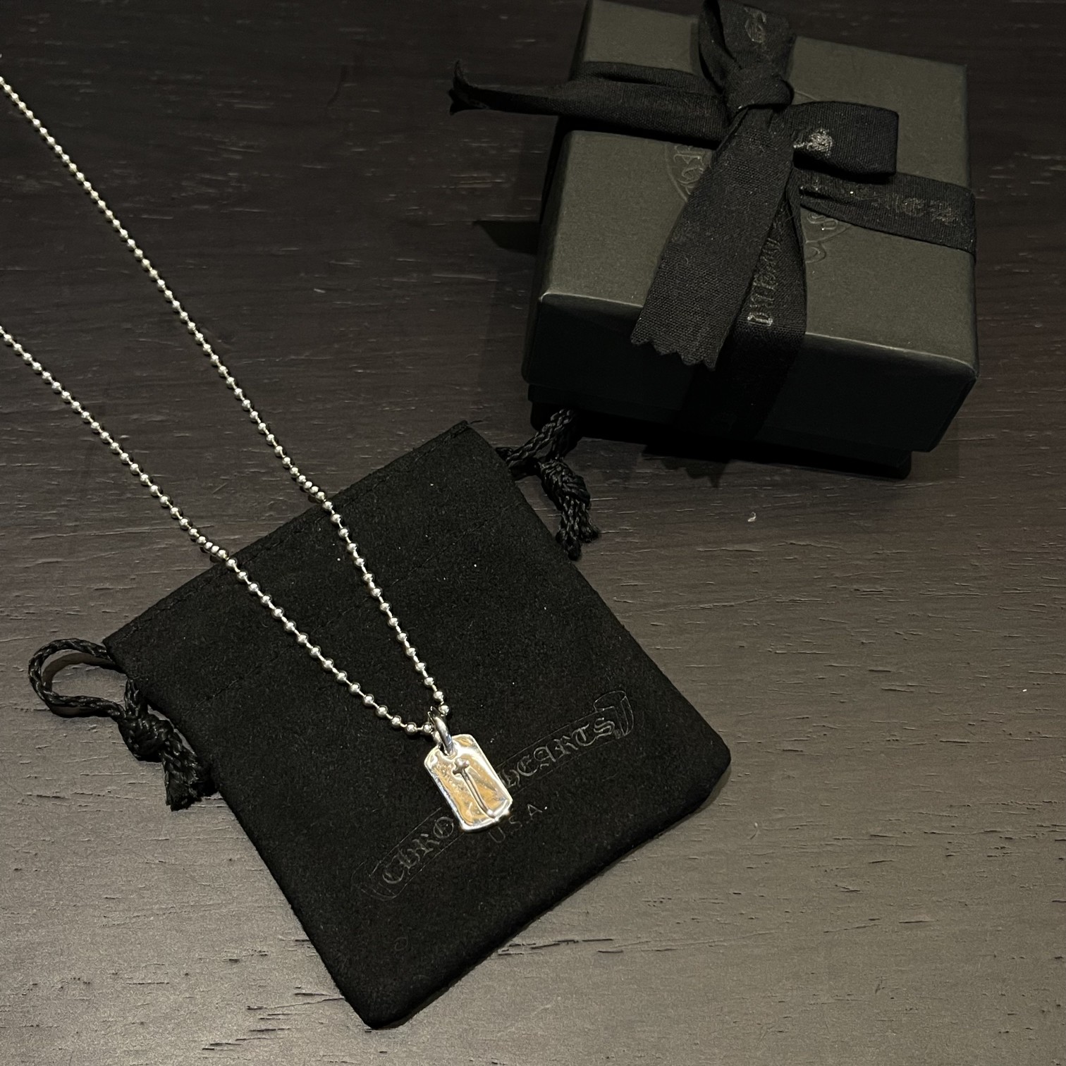 Chrome hearts Meteor Cross Necklace（CHROME HEARTS 301）