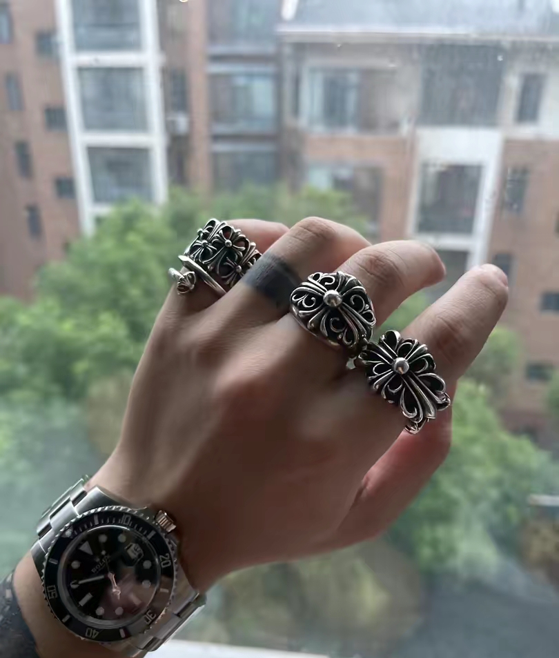 CHROME HEARTS Watcher Wide Ring（CHROME HEARTS 286）