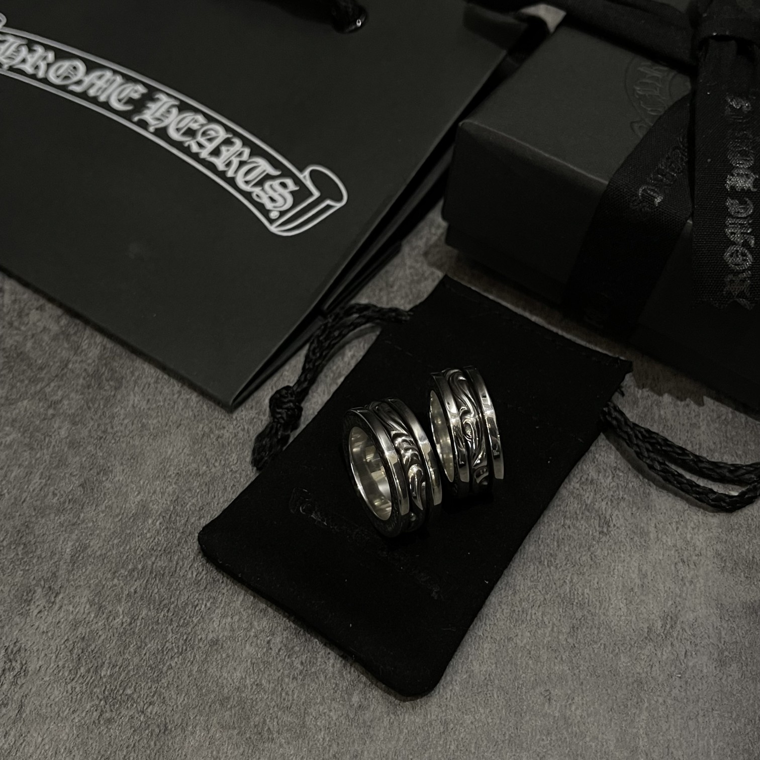 CHROME HEARTS Vine Rotating Ring（CHROME HEARTS 277）