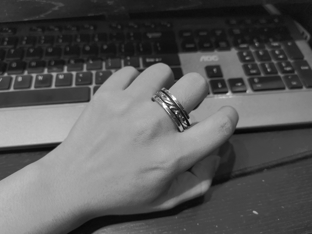 CHROME HEARTS Vine Rotating Ring（CHROME HEARTS 277）