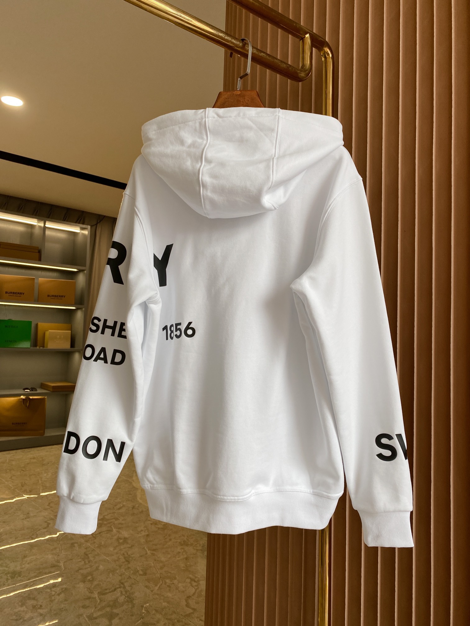 Burberry SS22 Horseferry letter print hooded sweatshirt（80407671）