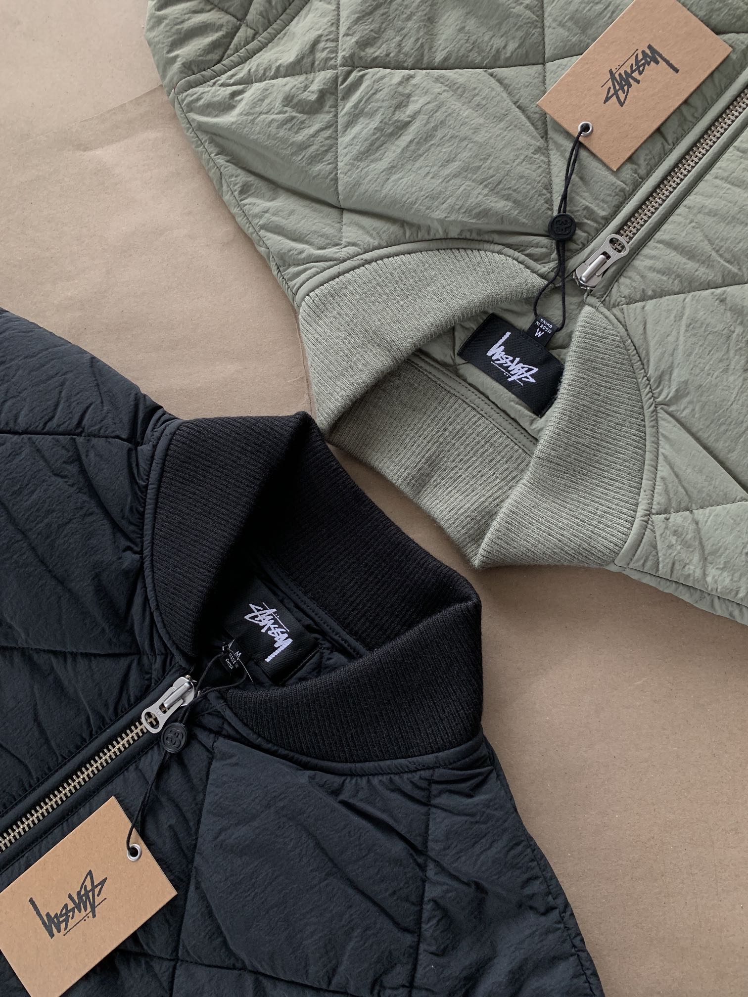 Stussy Dice Quilted Liner Jacket "Black"（115652）