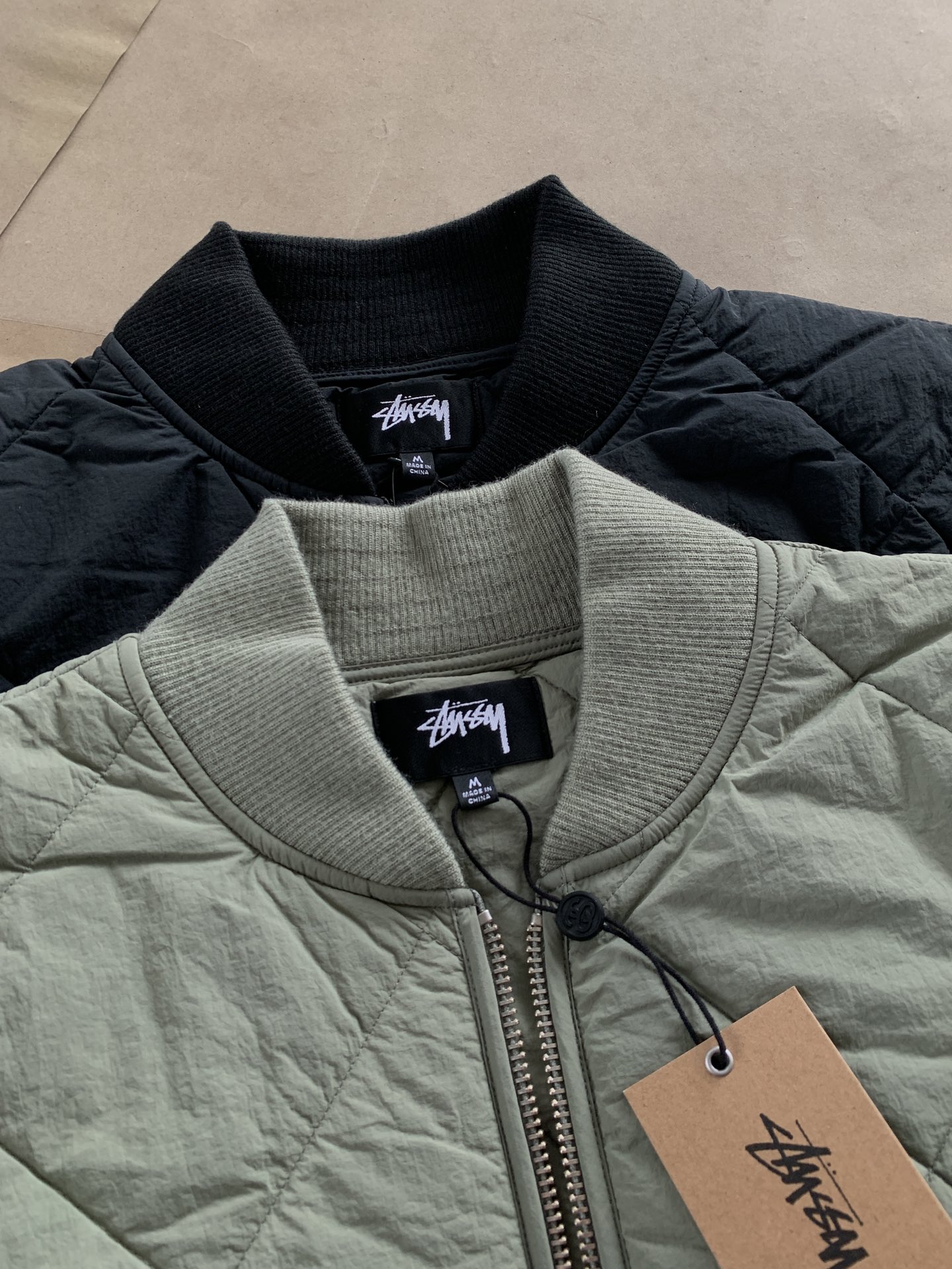 Stussy Dice Quilted Liner Jacket "Black"（115652）