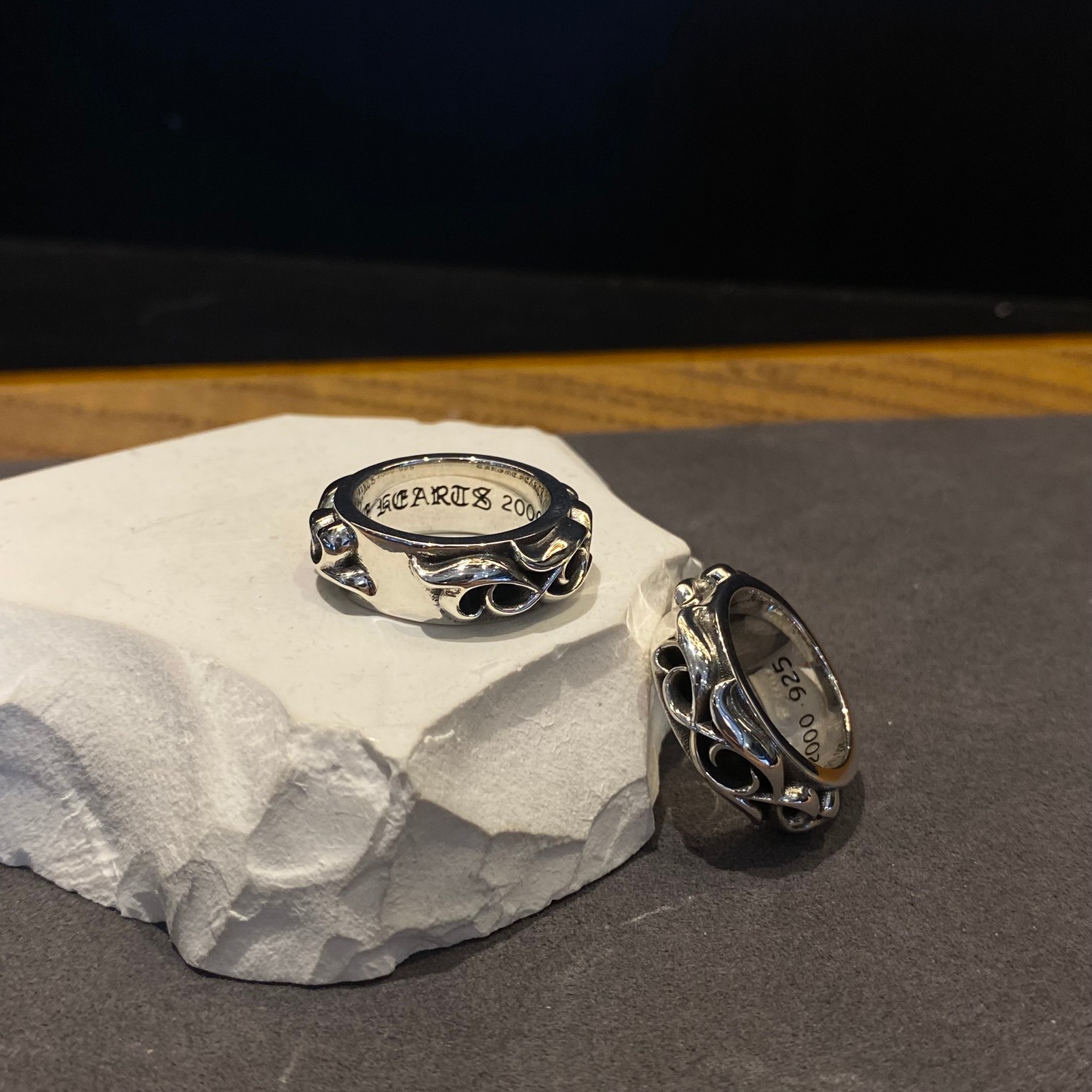 CHROME HEARTS Double Vine Ring（CHROME HEARTS 285）