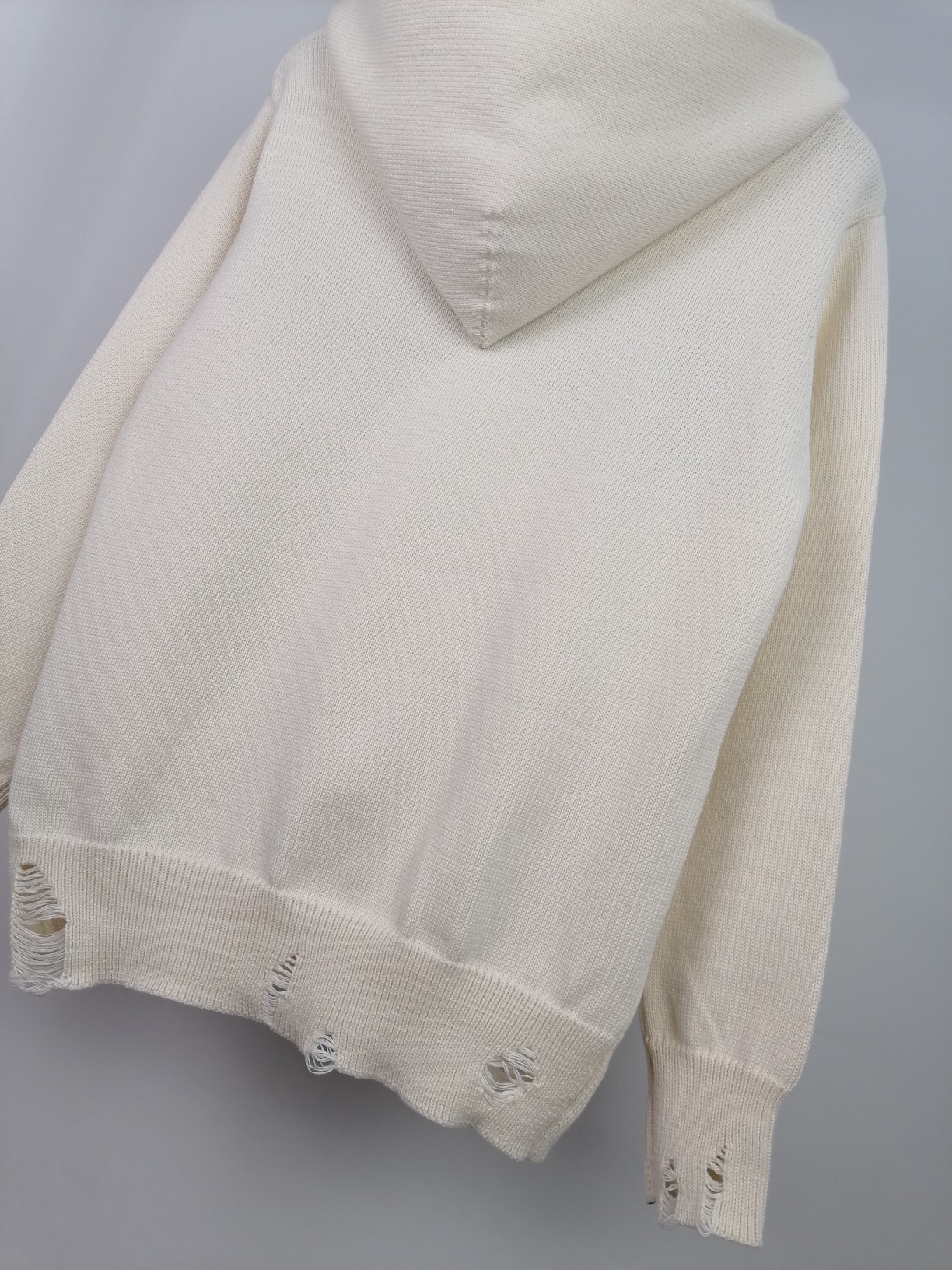 AMIRI Eyelash Logo Knitted Hoodie (PF22MKH005-001）