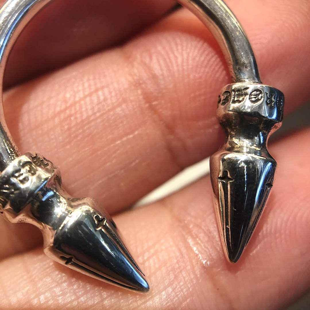 CHROME HEARTS Double-Headed Nail Ring（CHROME HEARTS 288）