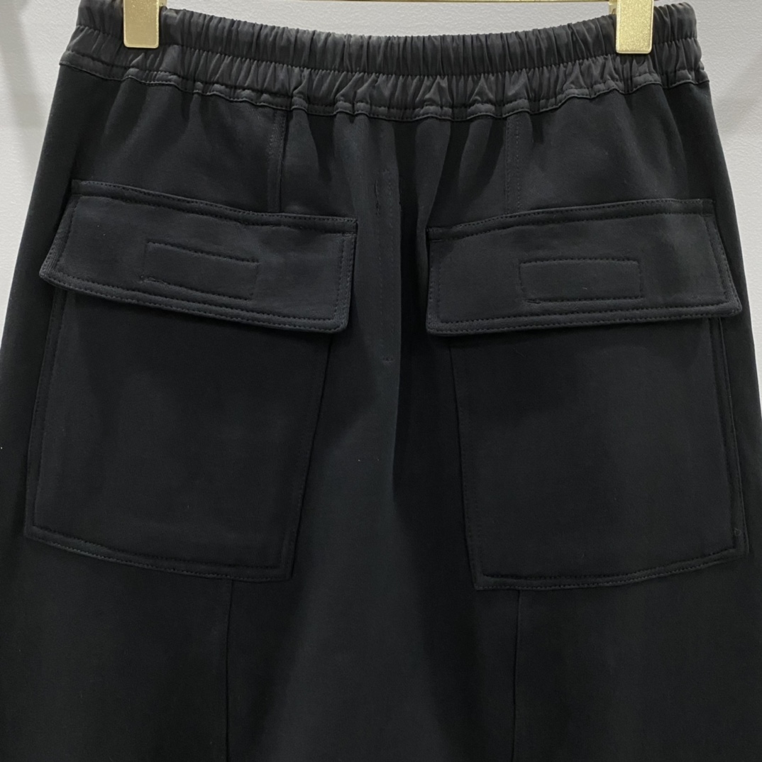 RICK OWENS FW25 'Drawstring long' pants（RU02E1380TE-09）