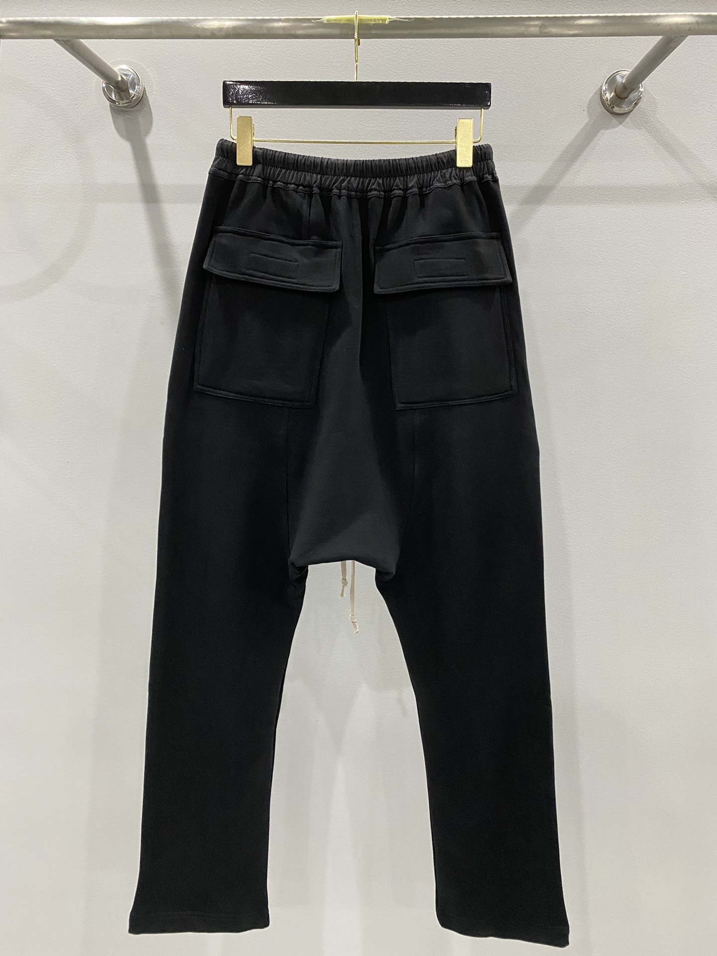 RICK OWENS FW25 'Drawstring long' pants（RU02E1380TE-09）