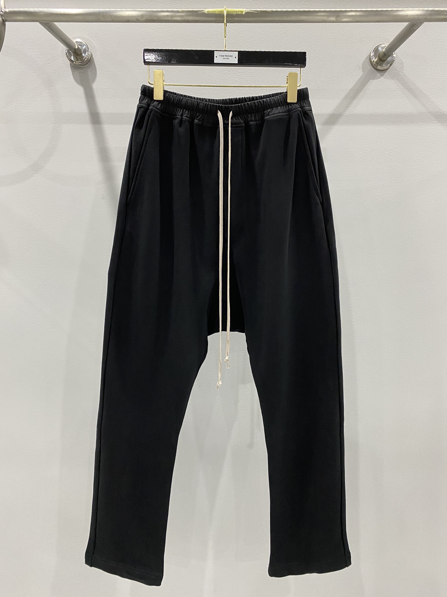 RICK OWENS FW25 'Drawstring long' pants（RU02E1380TE-09）