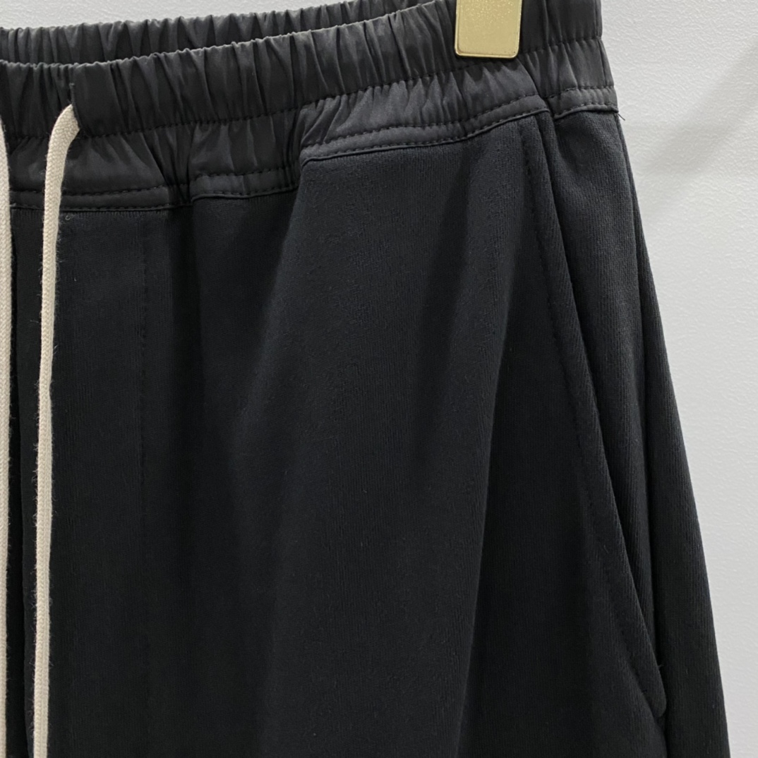 RICK OWENS FW25 'Drawstring long' pants（RU02E1380TE-09）