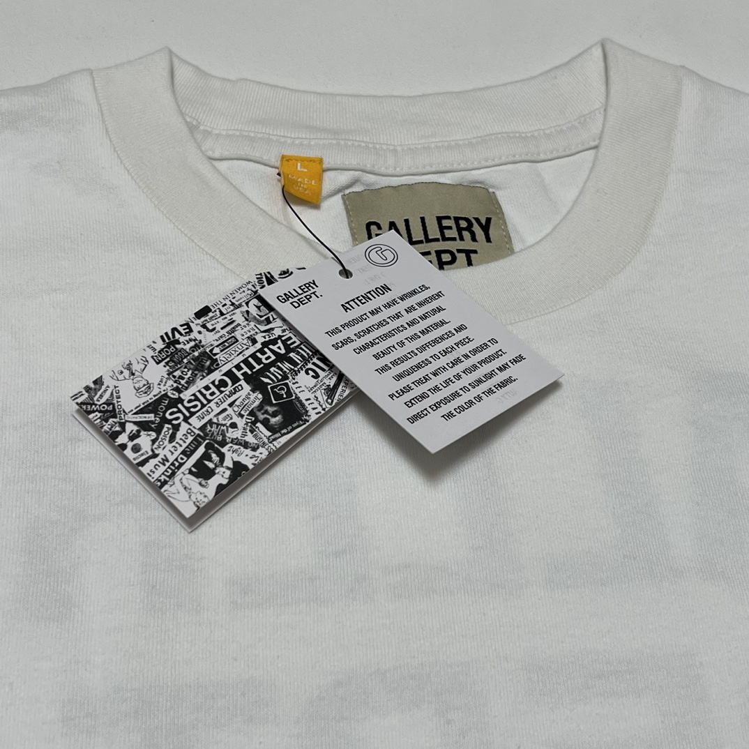 GALLERY DEPT. Reversible logo long sleeve T-shirt（SS-1100-BLCK-M）