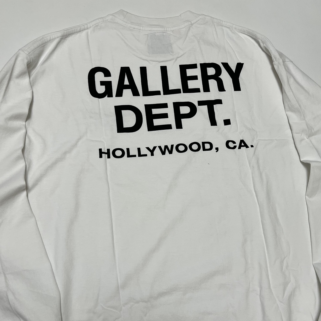GALLERY DEPT. Reversible logo long sleeve T-shirt（SS-1100-BLCK-M）