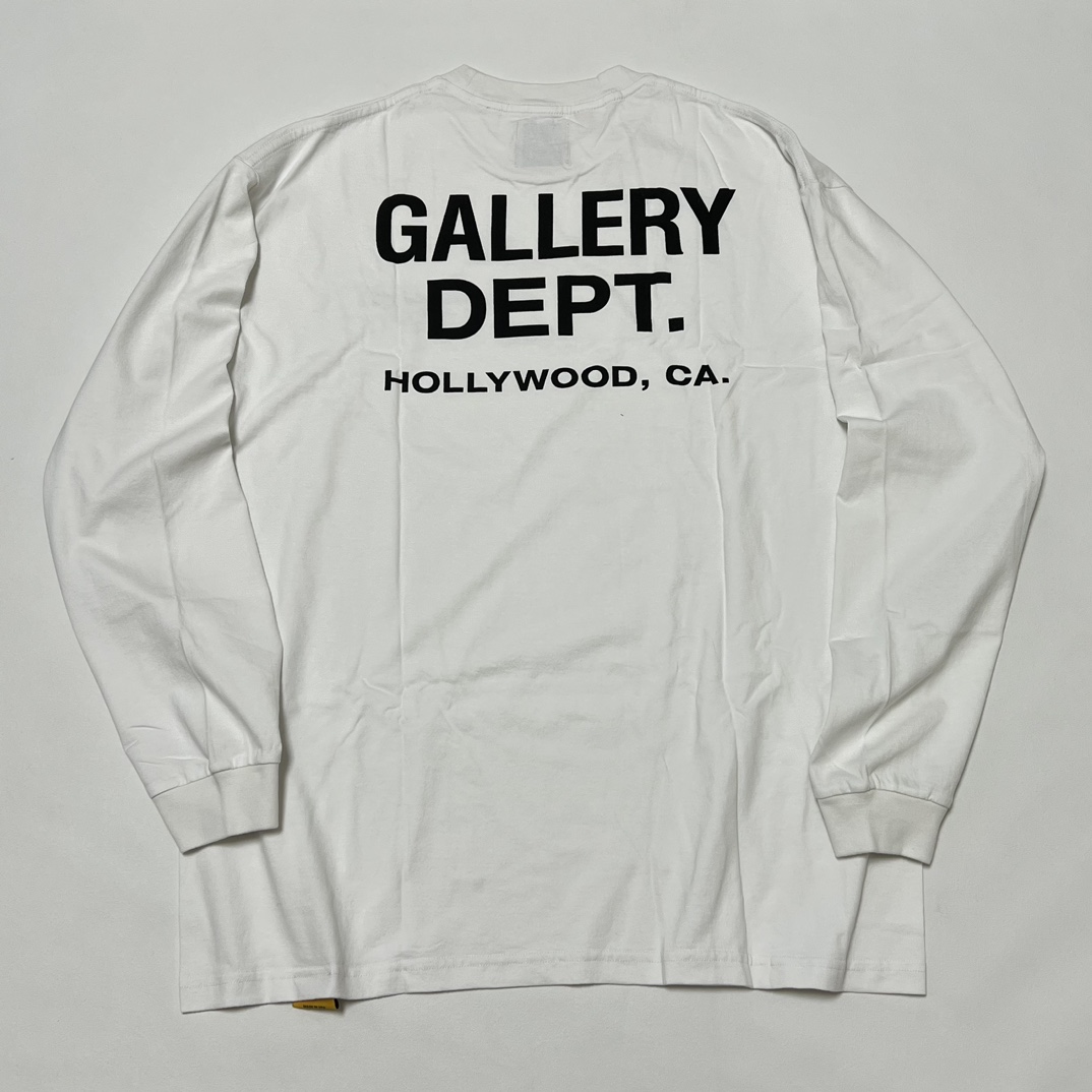 GALLERY DEPT. Reversible logo long sleeve T-shirt（SS-1100-BLCK-M）