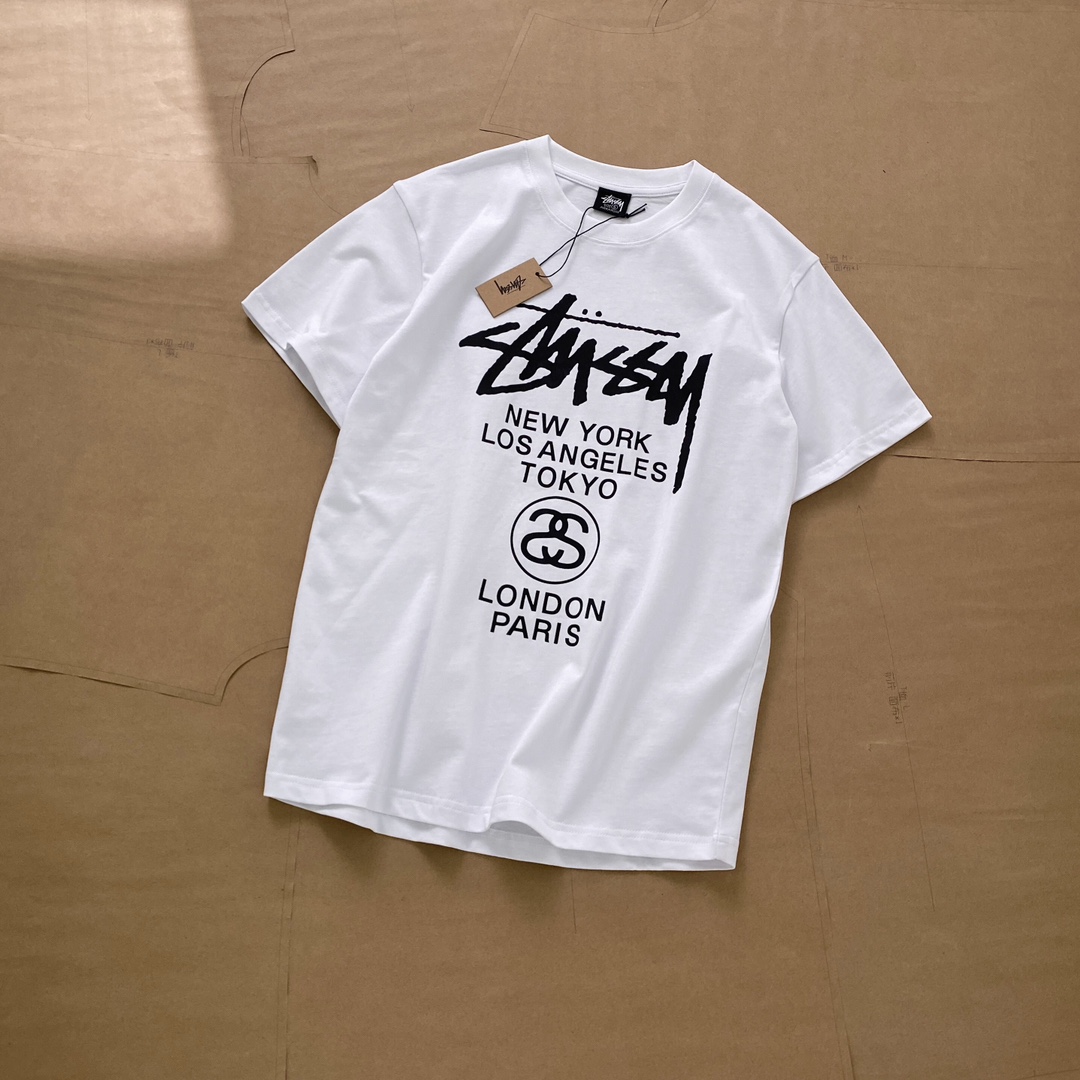 Stussy World Tour Tee "White" (23SS）（3903792）