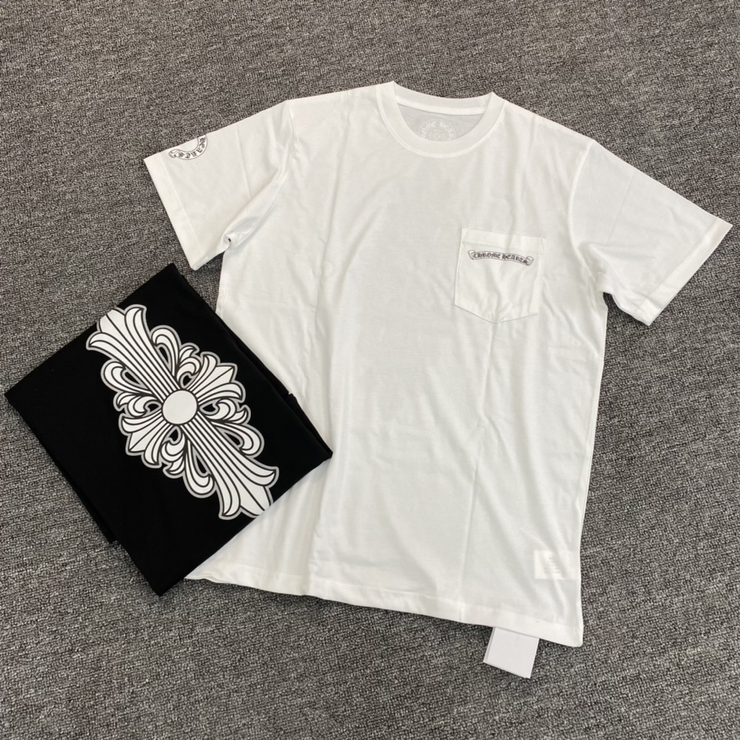 Chrome Hearts Floral Cross T-shirt (CH-20232186）