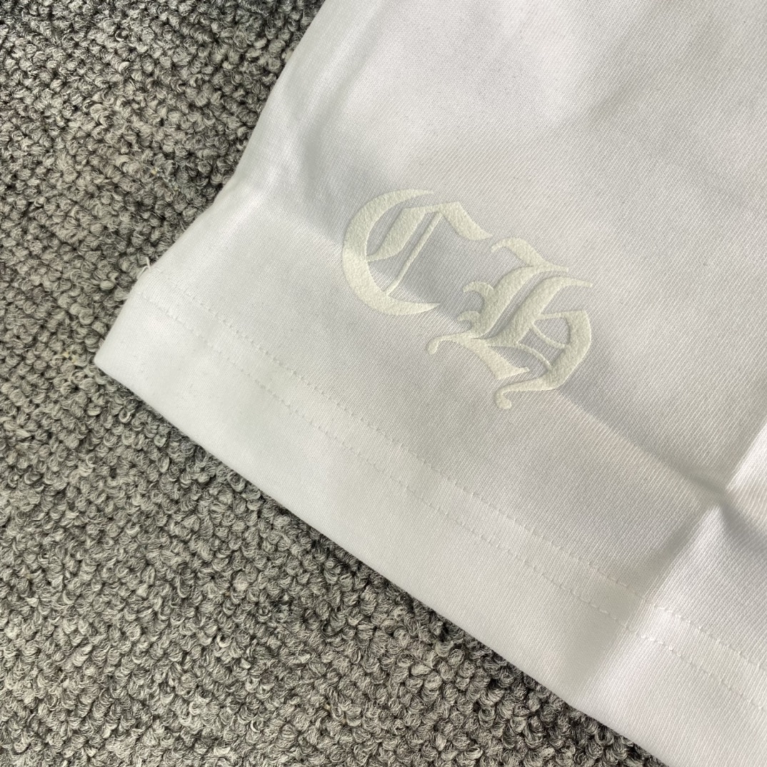 Chrome Hearts Cemetery Cross Tire Tracks T-shirt (CH-178）