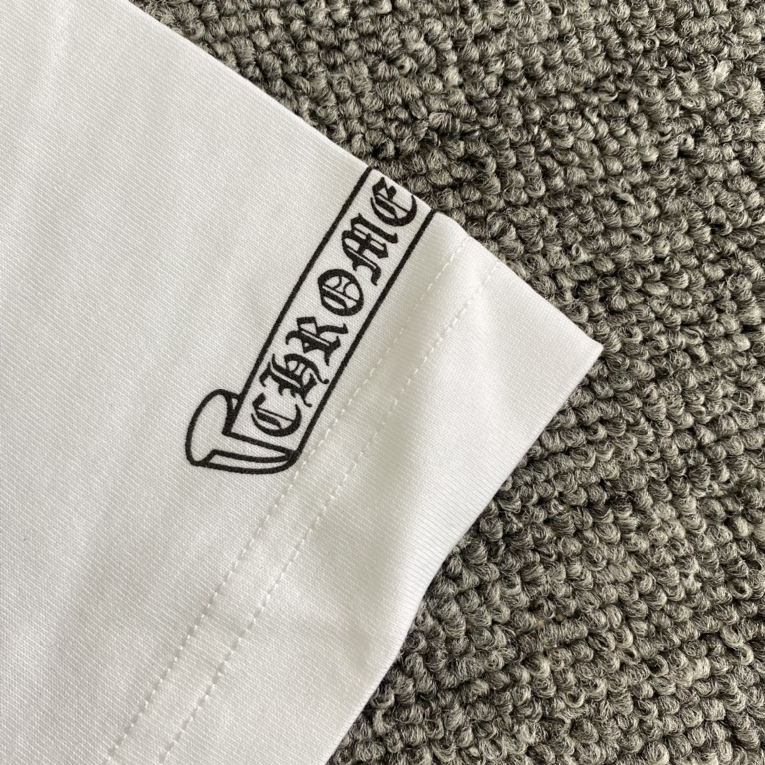 Chrome Hearts Cemetery Cross Tire Tracks T-shirt (CH-178）