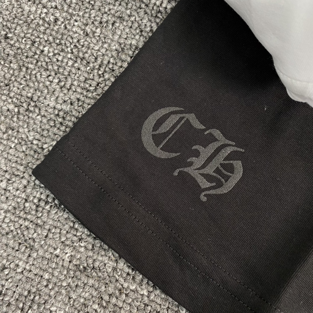 Chrome Hearts Cemetery Cross Tire Tracks T-shirt (CH-178）