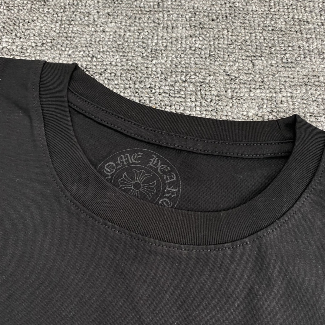 Chrome Hearts Cemetery Cross Tire Tracks T-shirt (CH-178）