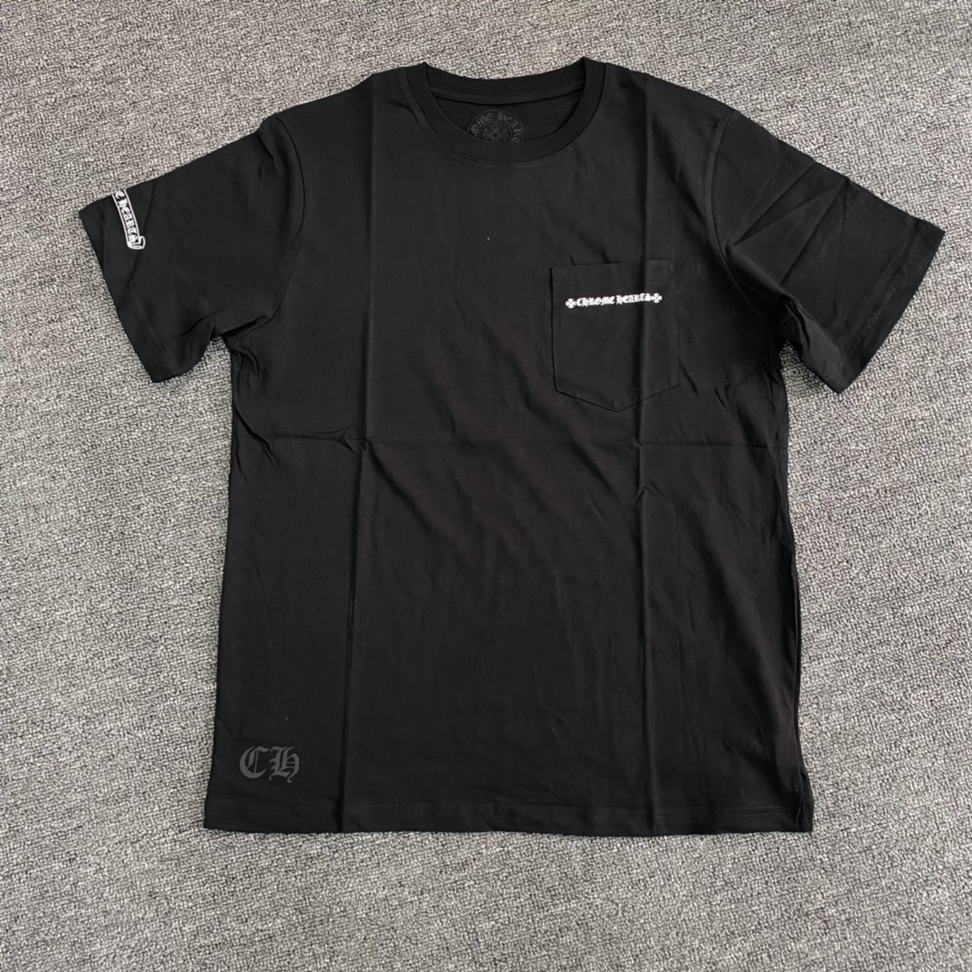 Chrome Hearts Cemetery Cross Tire Tracks T-shirt (CH-178）