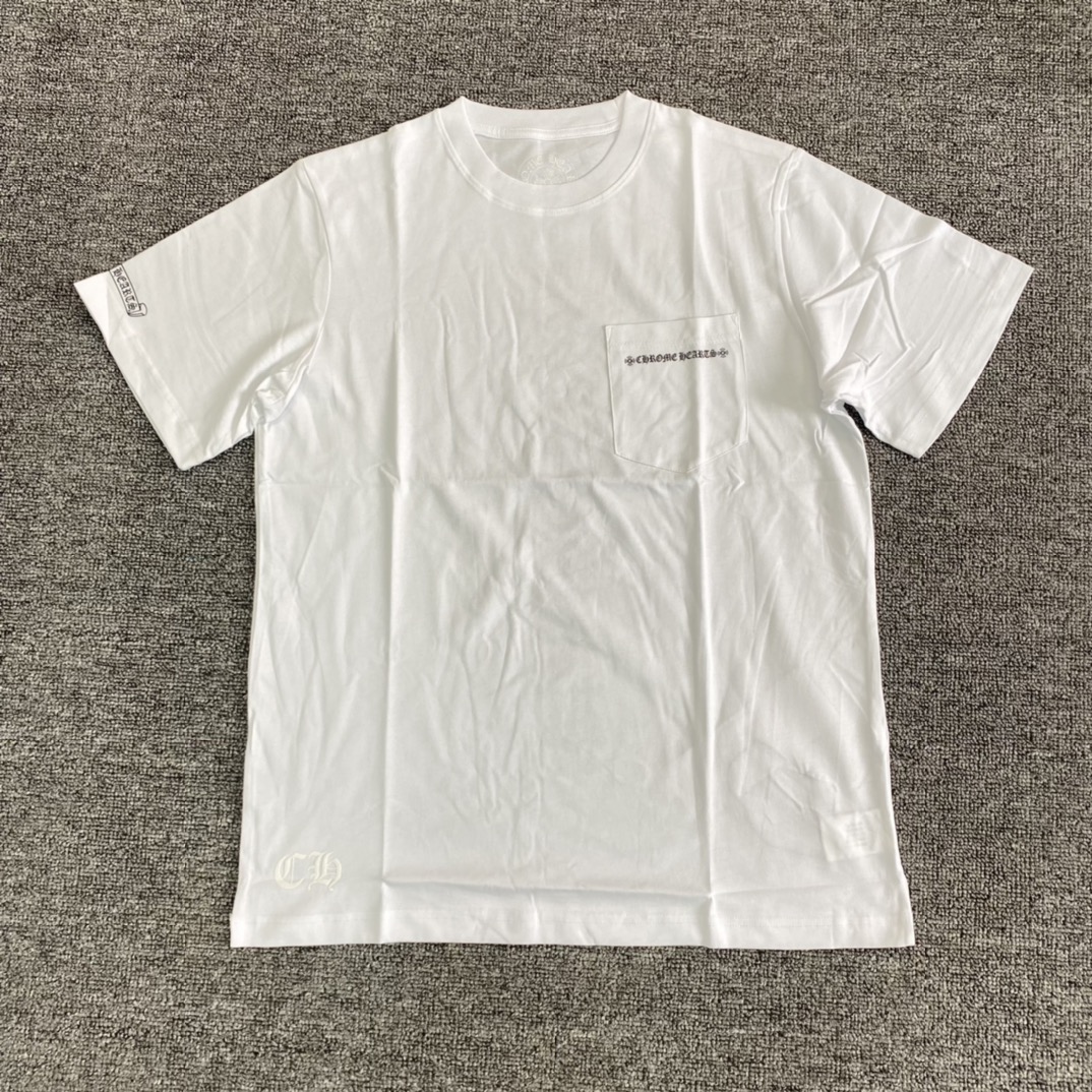 Chrome Hearts Cemetery Cross Tire Tracks T-shirt (CH-178）