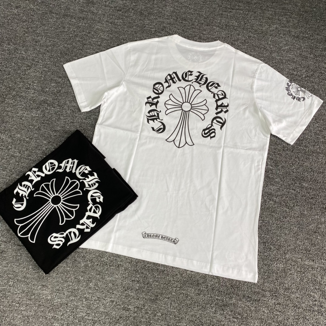 CHROME HEARTS T-SHIRT CH CROSS (CHROME HEARTS A010）