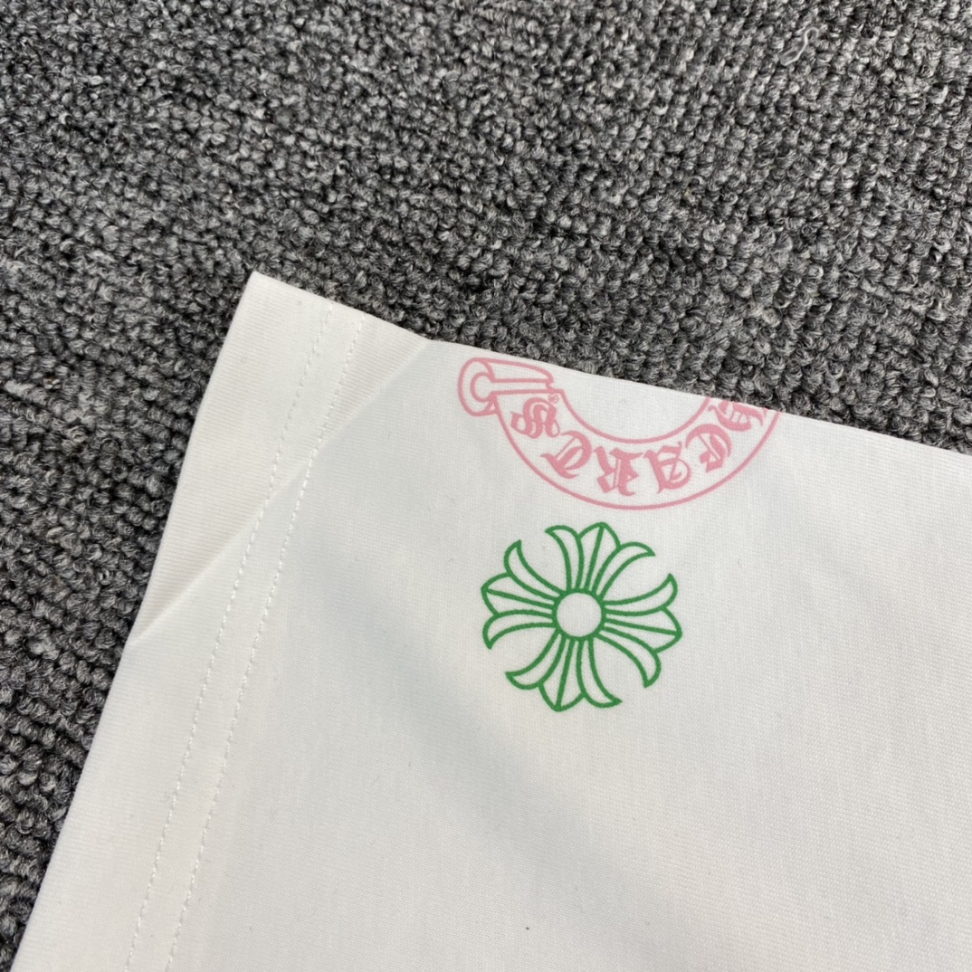 Chrome Hearts Multicolor Cross T-shirt Short Sleeve (HC-0609）