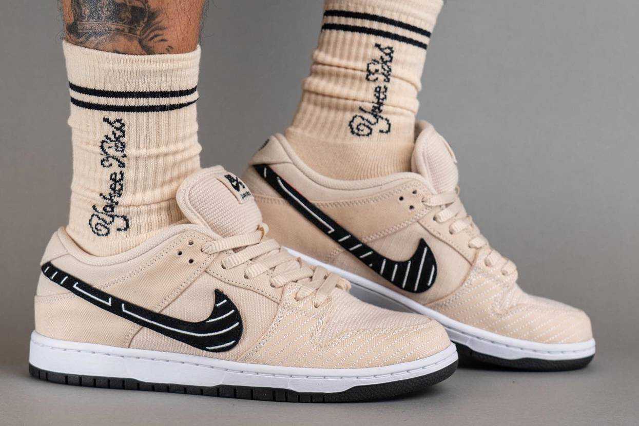 11/7発売｜Albino & Preto × Nike SB Dunk Low Pro QS "Pearl White"｜抽選/販売/定価情報 1枚目
