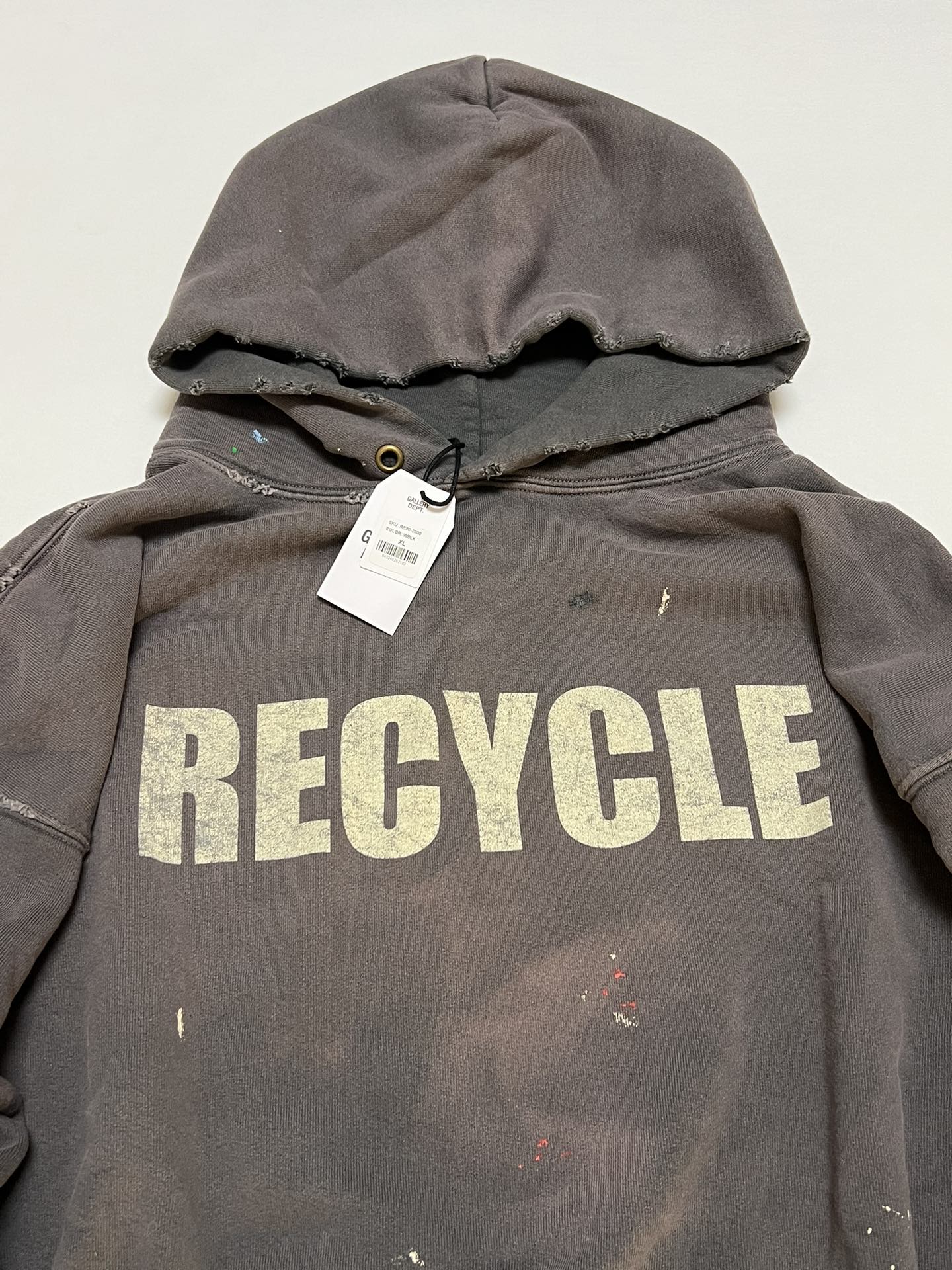 Gallery Dept. 90s Recycle Hoodie - Washed Black（RE90-2000-WBLK）