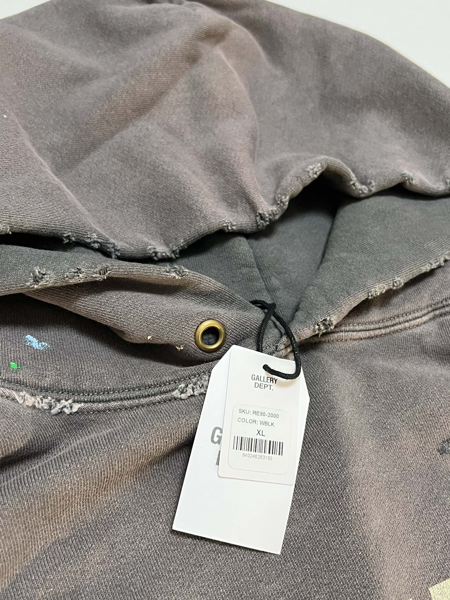 Gallery Dept. 90s Recycle Hoodie - Washed Black（RE90-2000-WBLK）