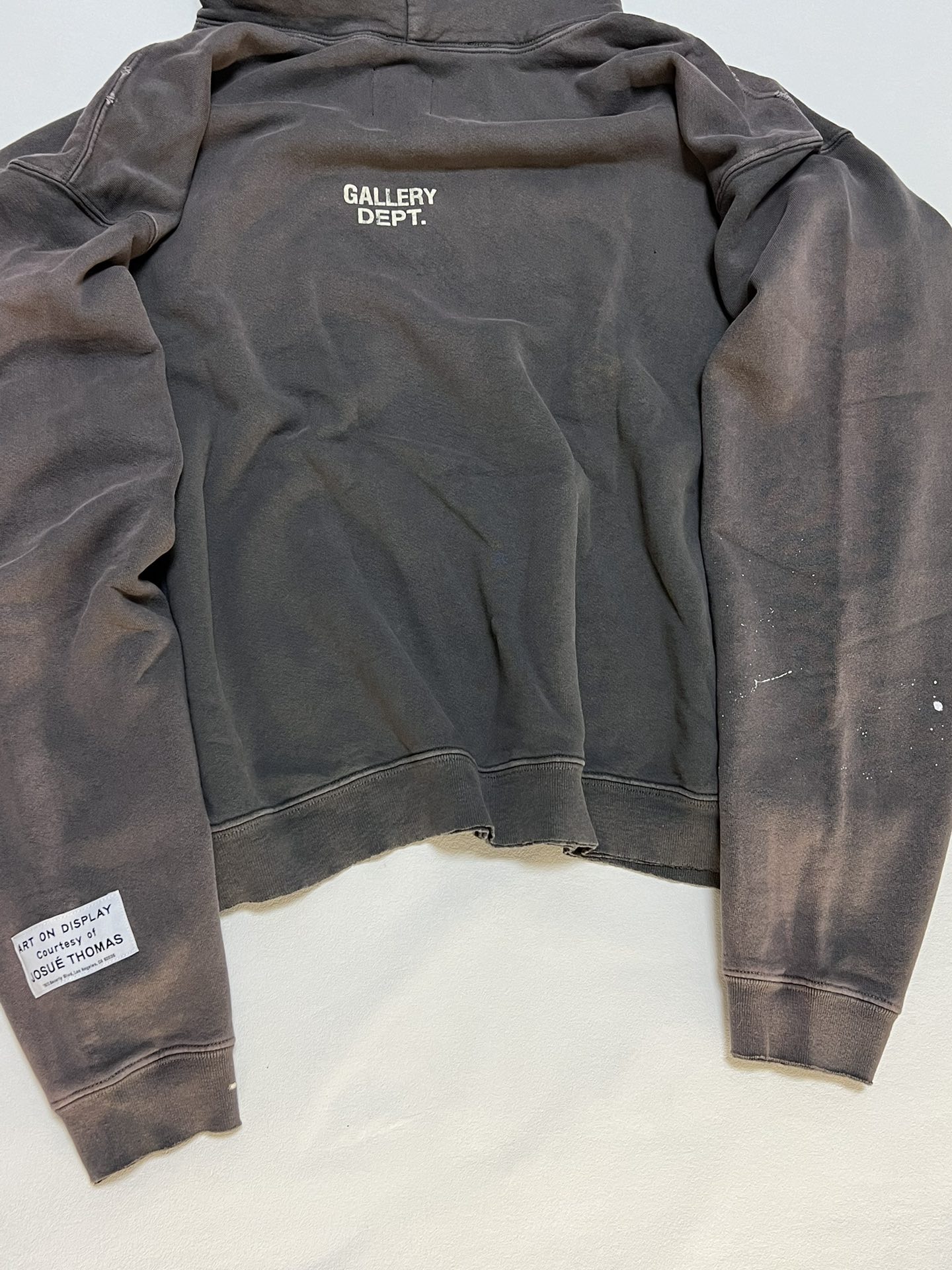 Gallery Dept. 90s Recycle Hoodie - Washed Black（RE90-2000-WBLK）